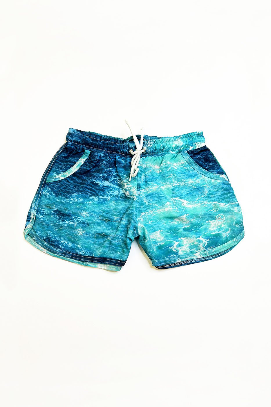 Shorts Azul Surf Wave Hawewe