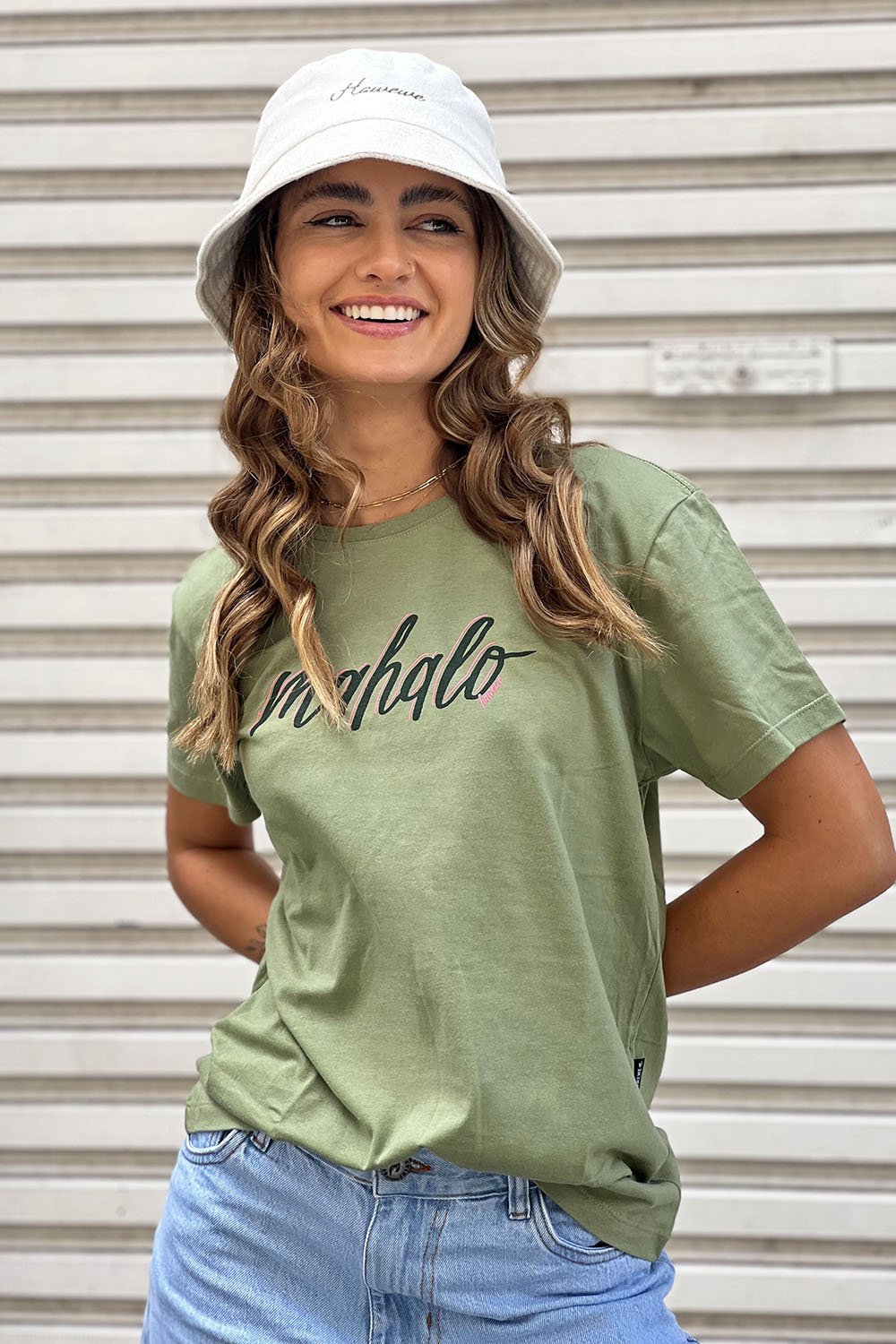 Camiseta Verde Mahalo Hawewe