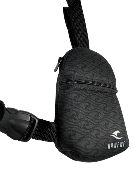 Shoulder Mini Bag Preta Neoprene Hawewe