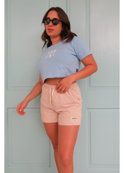 shorts moletinho natural hawewe 1