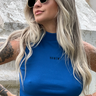 cropped regata gola alta azul 1