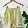 shorts moletinho estonado amarelo hawewe 1