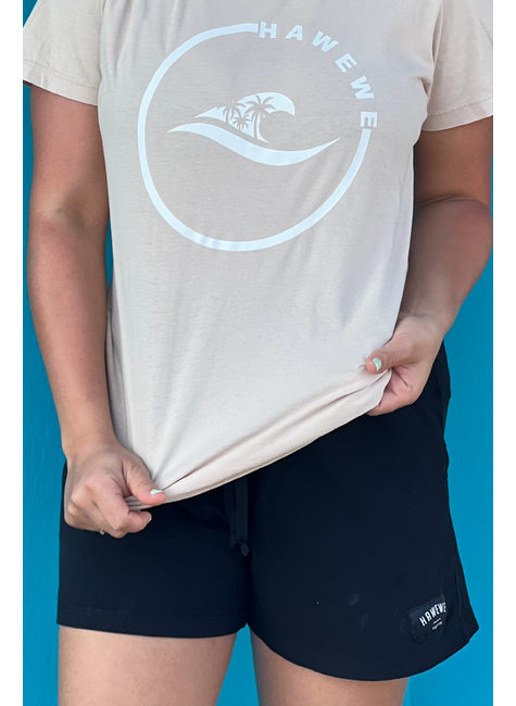 shorts moletinho estonado preto hawewe 2