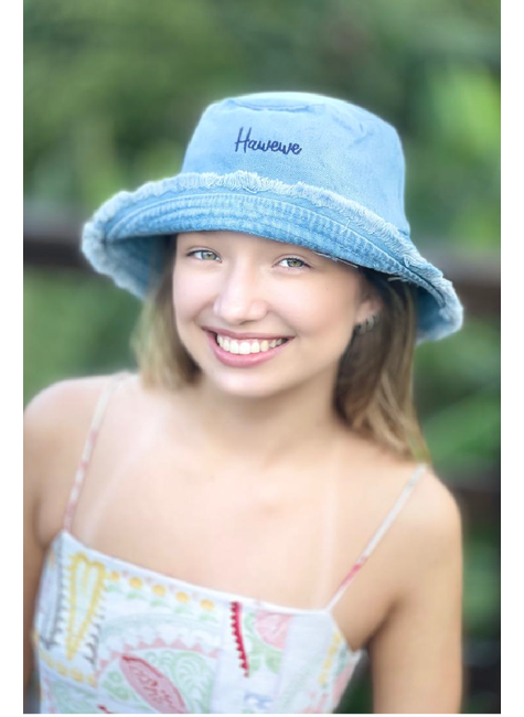 chapeu bucket hat jeans claro hawewe 3