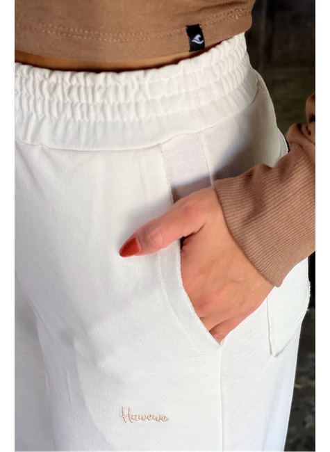 calca wide leg moletinho com bolsos off 3