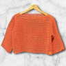 cropped croche coral